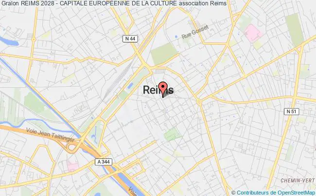 plan association Reims 2028 - Capitale EuropÉenne De La Culture Reims- Cedex