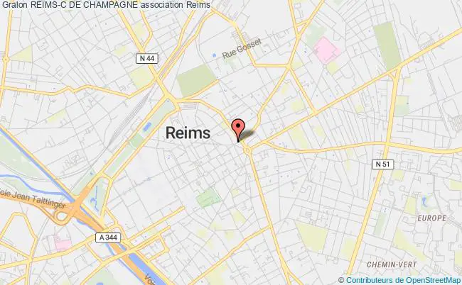 plan association Reims-c De Champagne Reims