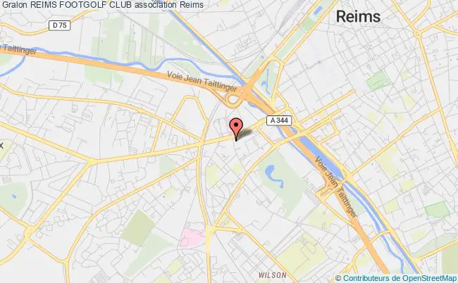 plan association Reims Footgolf Club Reims
