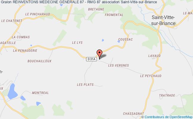 plan association RÉinventons MÉdecine GÉnÉrale 87 - Rmg 87 Saint-Vitte-sur-Briance