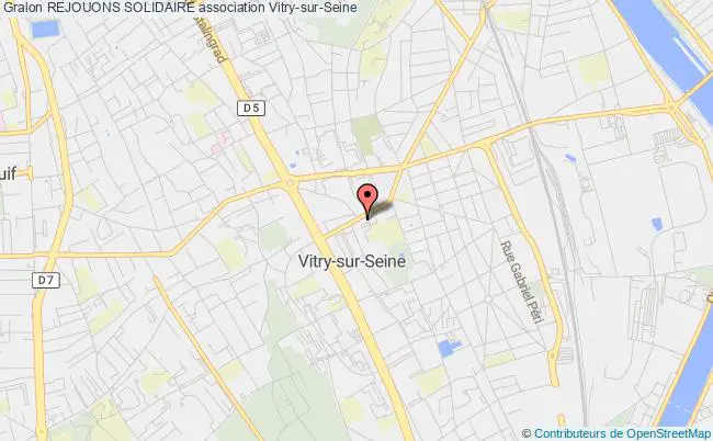 plan association Rejouons Solidaire Vitry-sur-Seine