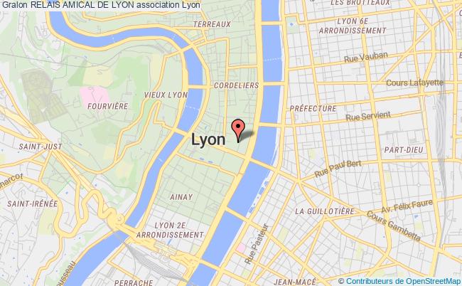 plan association Relais Amical De Lyon Lyon