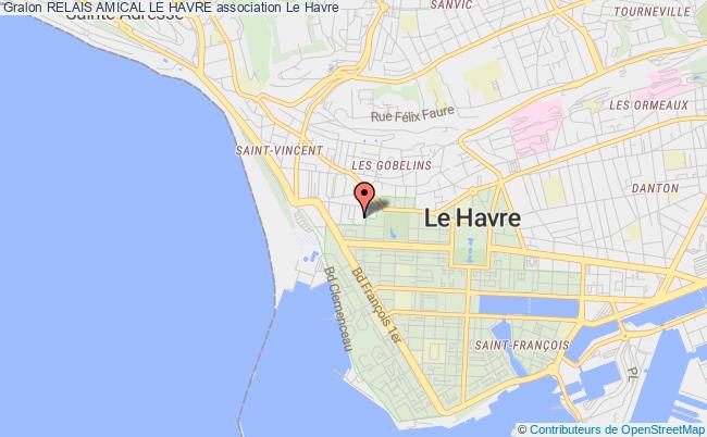 plan association Relais Amical Le Havre Le Havre
