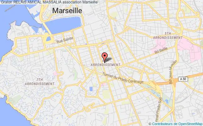 plan association Relais Amical Massalia Marseille