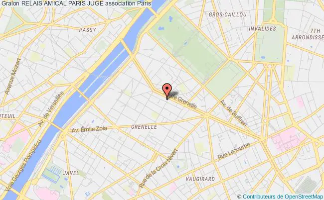 plan association Relais Amical Paris Juge Paris
