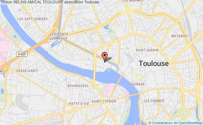 plan association Relais Amical Toulouse Toulouse