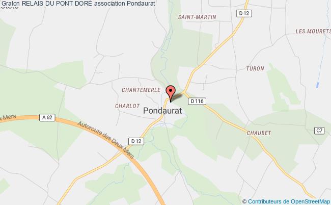 plan association Relais Du Pont DorÉ Pondaurat