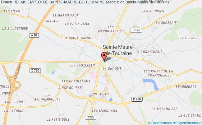 plan association Relais Emploi De Sainte-maure-de-touraine Sainte-Maure-de-Touraine
