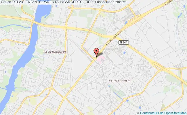plan association Relais Enfants-parents Incarceres ( Repi ) Nantes