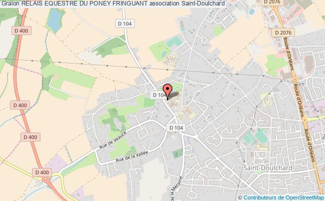 plan association Relais Equestre Du Poney Fringuant Saint-Doulchard