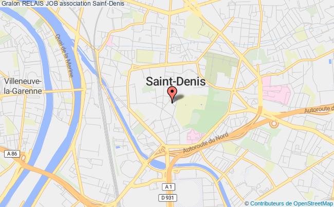 plan association Relais Job Saint-Denis