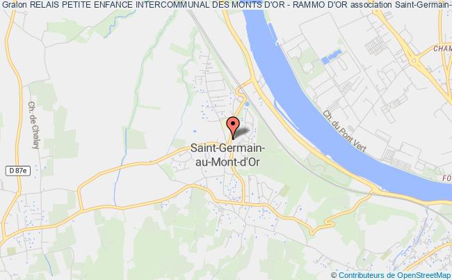 plan association Relais Petite Enfance Intercommunal Des Monts D'or - Rammo D'or Saint-Germain-au-Mont-d'Or