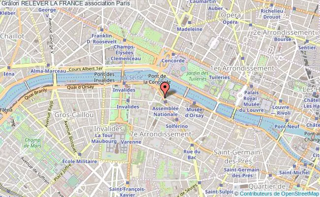 plan association Relever La France Paris