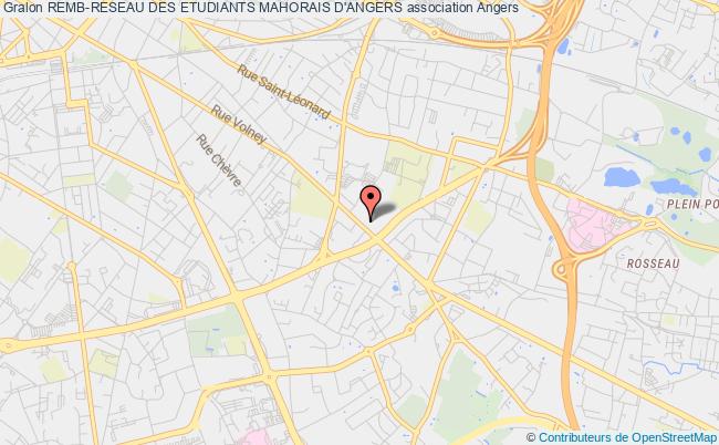 plan association Remb-reseau Des Etudiants Mahorais D'angers Angers