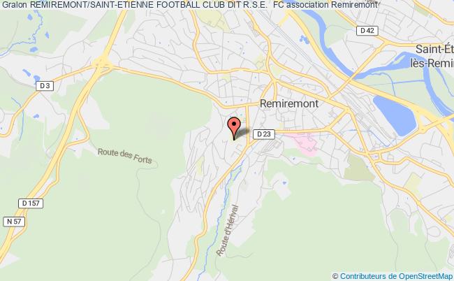plan association Remiremont/saint-etienne Football Club Dit R.s.e.  Fc Remiremont