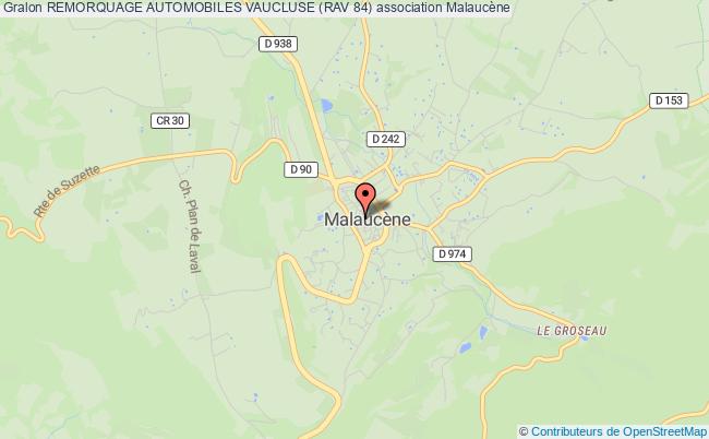 plan association Remorquage Automobiles Vaucluse (rav 84) Malaucène