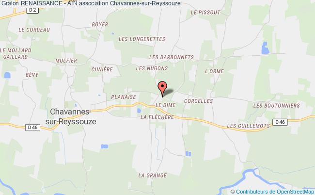 plan association Renaissance - Ain Chavannes-sur-Reyssouze