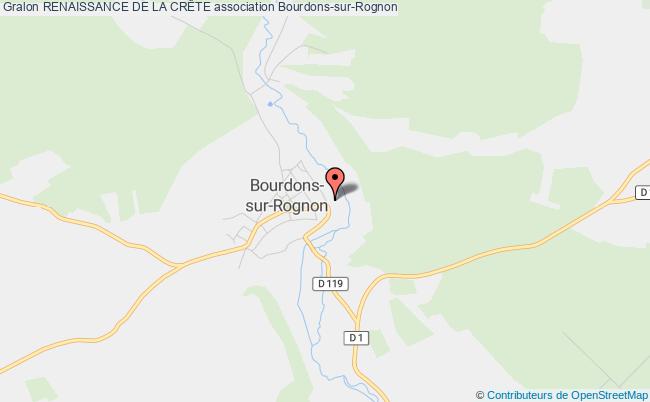 plan association Renaissance De La CrÊte Bourdons-sur-Rognon