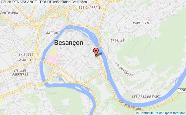 plan association Renaissance - Doubs Besançon