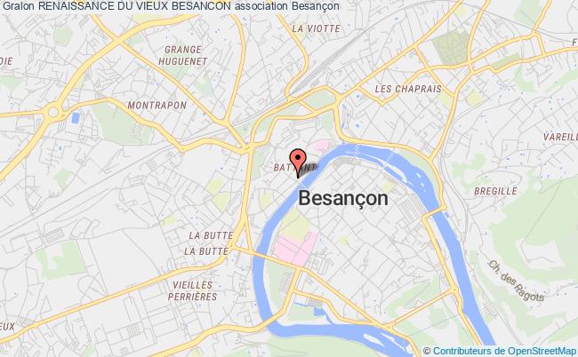 plan association Renaissance Du Vieux Besancon Besançon