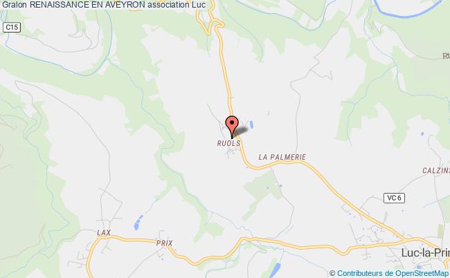 plan association Renaissance En Aveyron Luc-la-Primaube