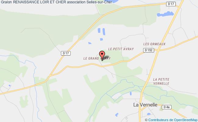 plan association Renaissance Loir Et Cher Selles-sur-Cher