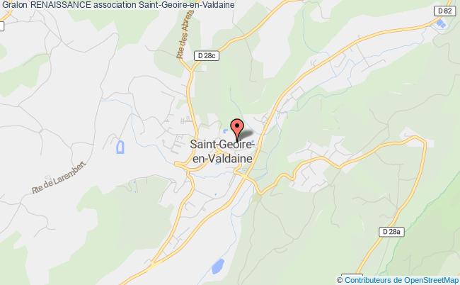 plan association Renaissance Saint-Geoire-en-Valdaine