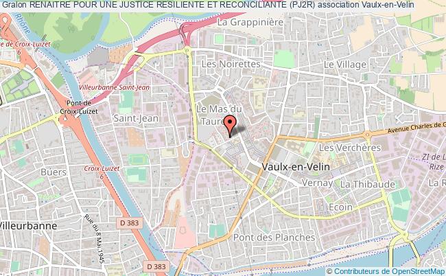 plan association Renaitre Pour Une Justice Resiliente Et Reconciliante (pj2r) Vaulx-en-Velin