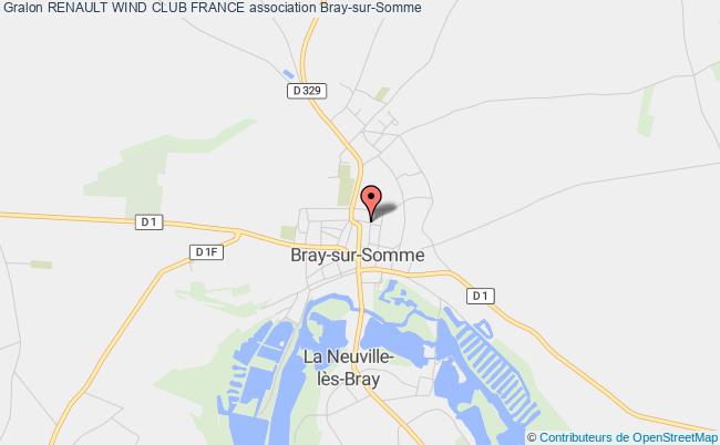 plan association Renault Wind Club France Bray-sur-Somme