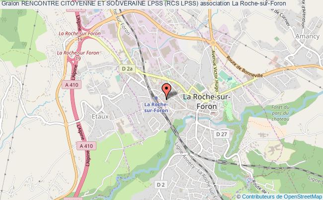 plan association Rencontre Citoyenne Et Souveraine Lpss (rcs Lpss) Roche-sur-Foron