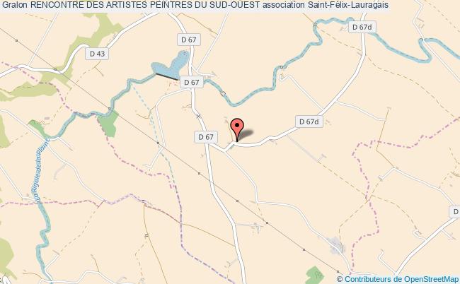 plan association Rencontre Des Artistes Peintres Du Sud-ouest Saint-Félix-Lauragais