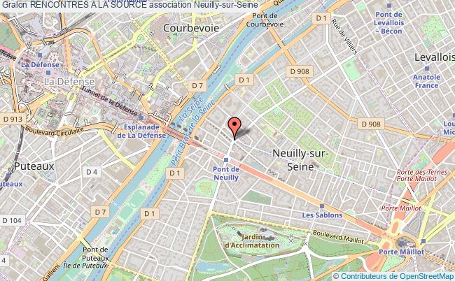 plan association Rencontres A La Source Neuilly-sur-Seine