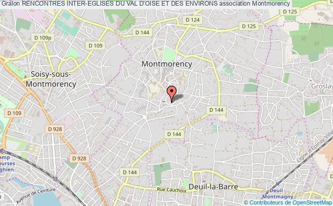 plan association Rencontres Inter-eglises Du Val D'oise Et Des Environs Montmorency