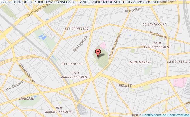 plan association Rencontres Internationales De Danse Contemporaine Ridc Paris