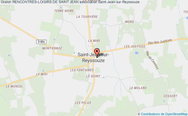 plan association Rencontres-loisirs De Saint Jean Saint-Jean-sur-Reyssouze
