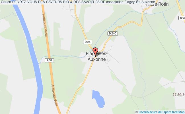 plan association Rendez-vous Des Saveurs Bio & Des Savoir-faire Flagey-lès-Auxonne