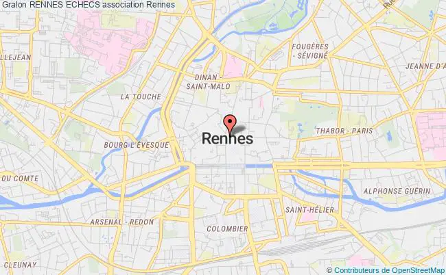 plan association Rennes Echecs Rennes