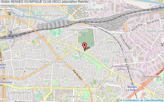 plan association Rennes Olympique Club (roc) Rennes