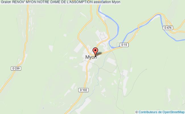 plan association Renov' Myon Notre Dame De L'assomption Myon