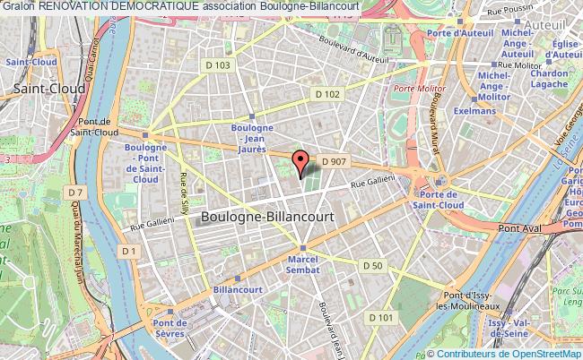 plan association Renovation Democratique Boulogne-Billancourt