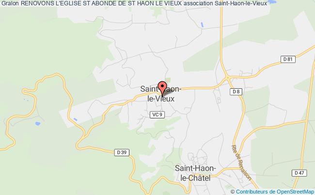 plan association Renovons L'eglise St Abonde De St Haon Le Vieux Saint-Haon-le-Vieux