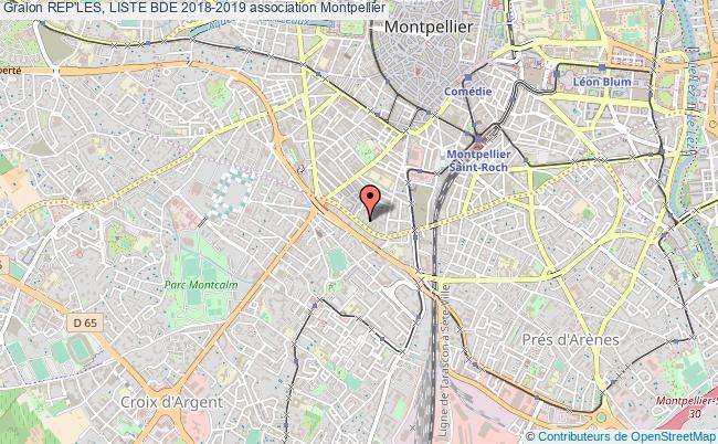 plan association Rep'les, Liste Bde 2018-2019 Montpellier
