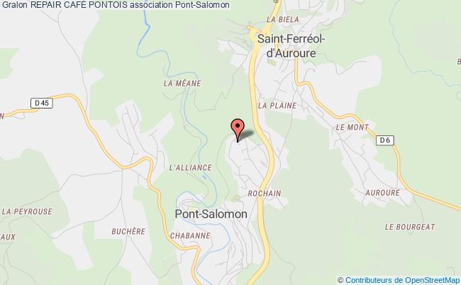 plan association Repair CafÉ Pontois Pont-Salomon