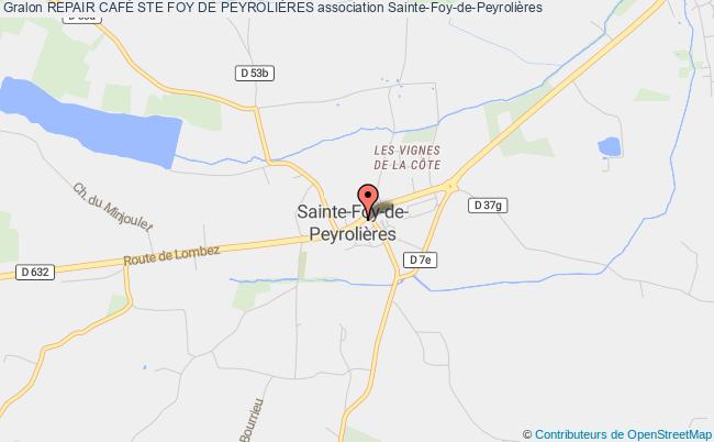 plan association Repair CafÉ Ste Foy De PeyroliÈres Sainte-Foy-de-Peyrolières