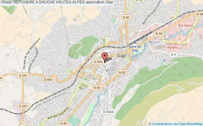 plan association Repondre A Gauche Hautes-alpes Gap