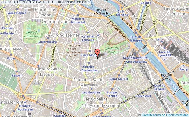 plan association Repondre A Gauche Paris Paris
