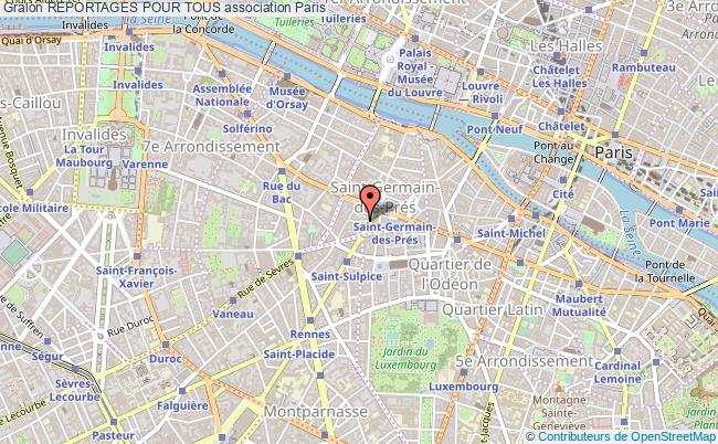plan association Reportages Pour Tous PARIS