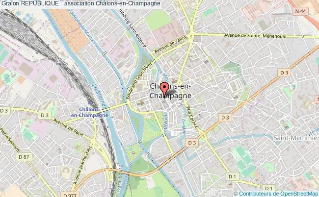 plan association Republique + Châlons-en-Champagne