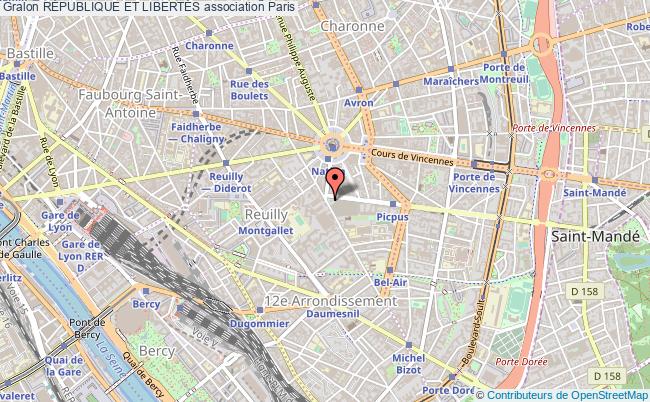 plan association RÉpublique Et LibertÉs Paris
