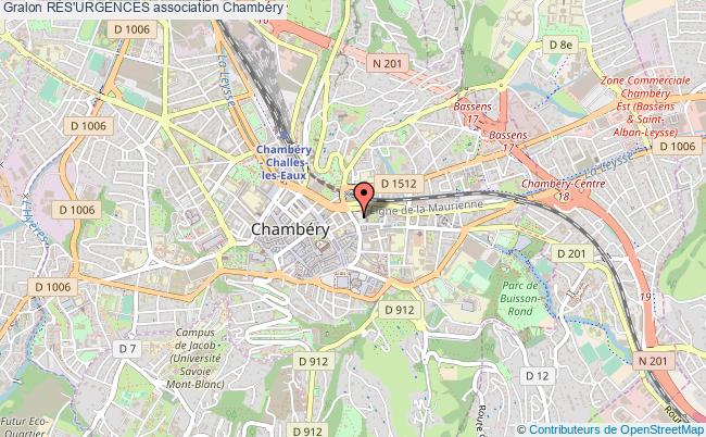 plan association RÉs'urgences Chambéry